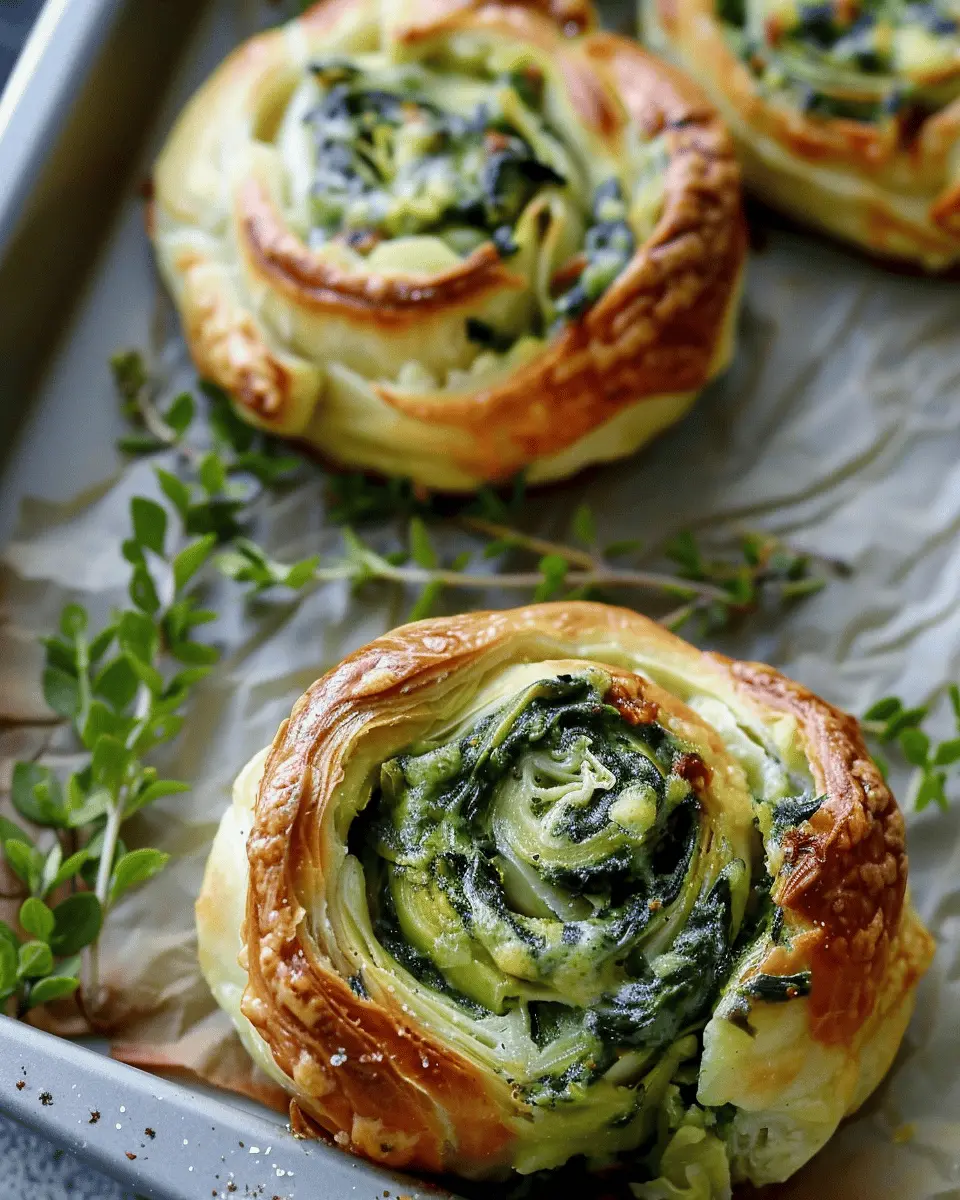 Spinach Artichoke Swirls