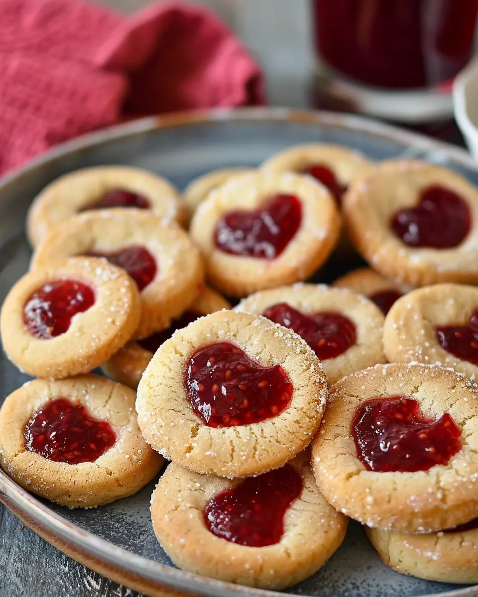 Heart Jam Cookies
