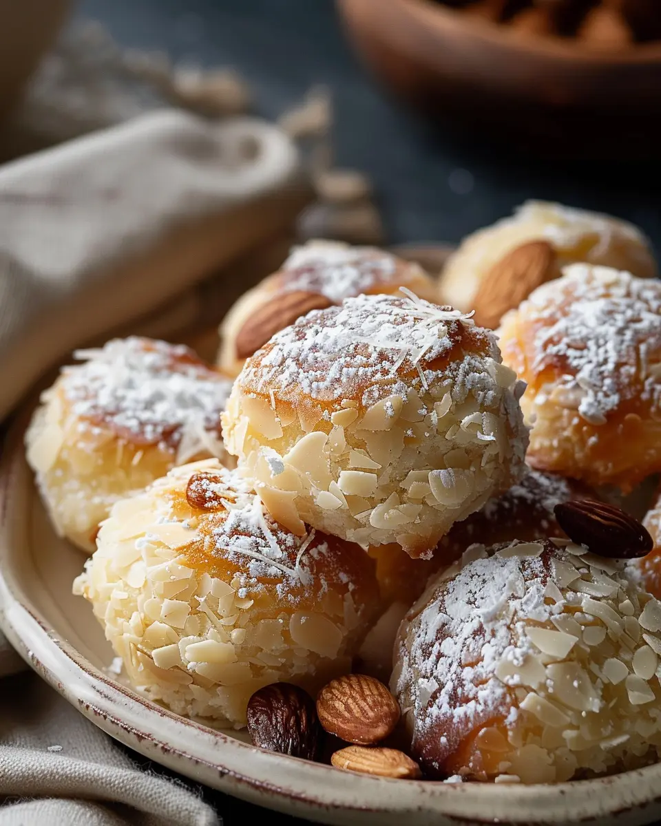Soft Ricotta Almond Pillows