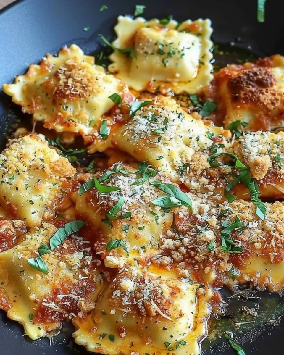 Ravioli in Air Fryer or Oven