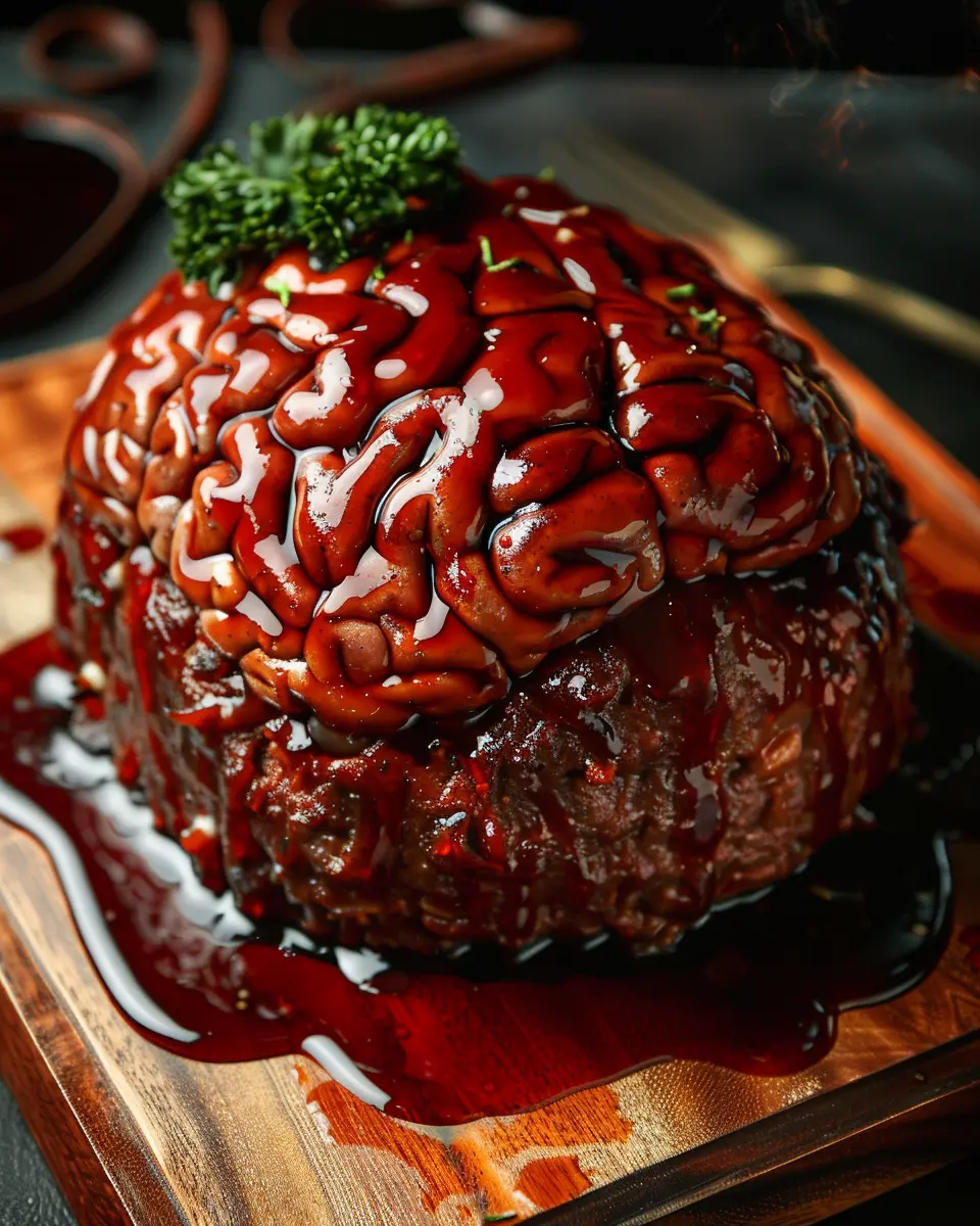 Halloween Brain Meatloaf