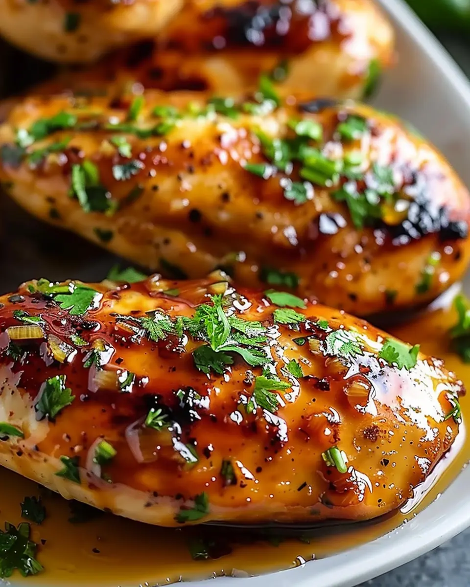 Honey Garlic Chicken Breasts