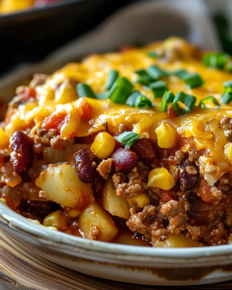 Slow Cooker Cowboy Casserole