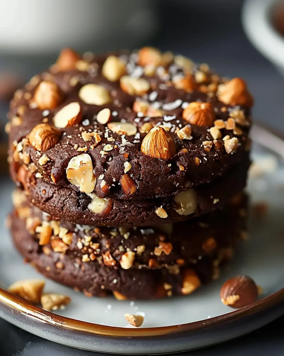 Chocolate Hazelnut Crunch Cookies