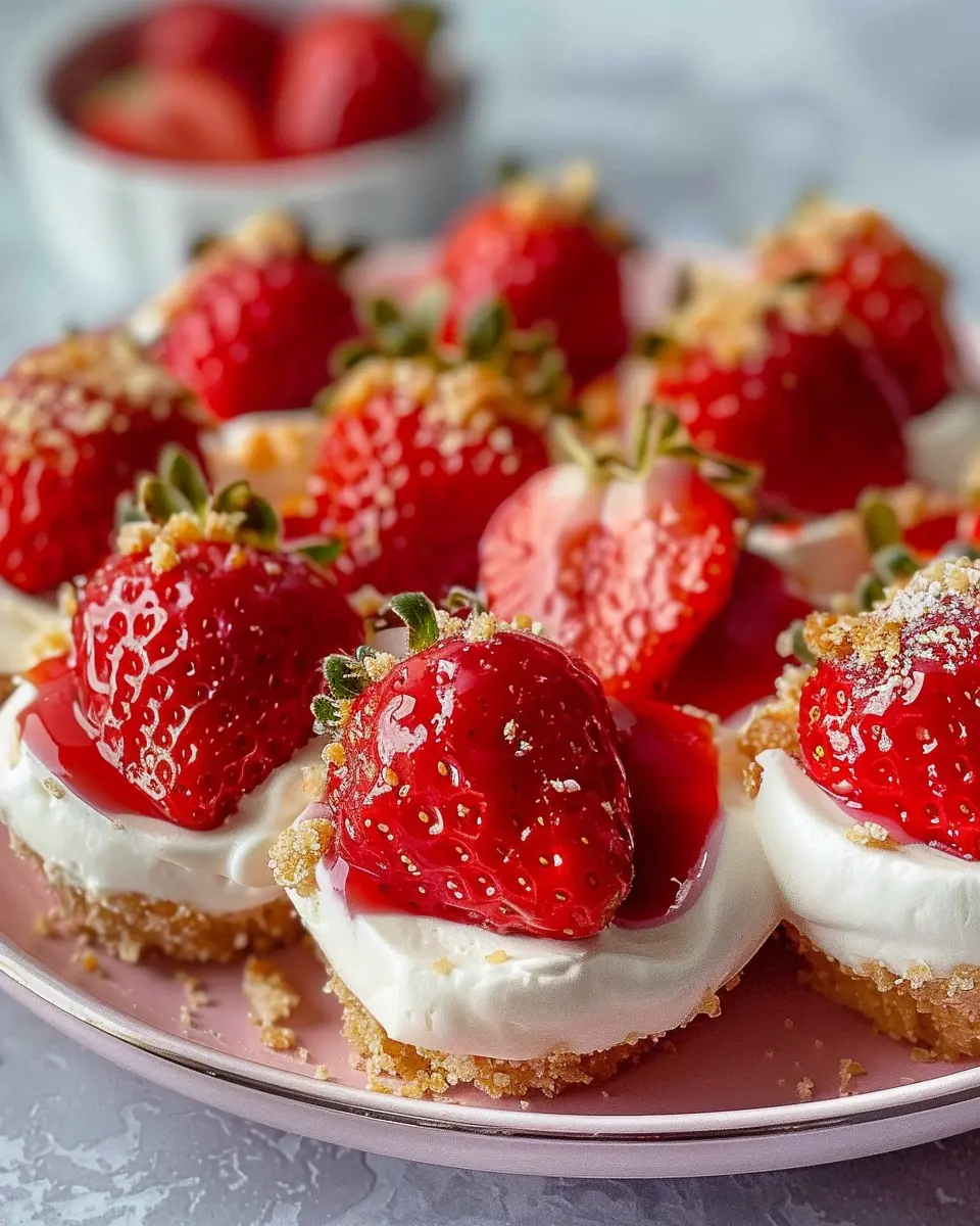 Cheesecake Deviled Strawberries