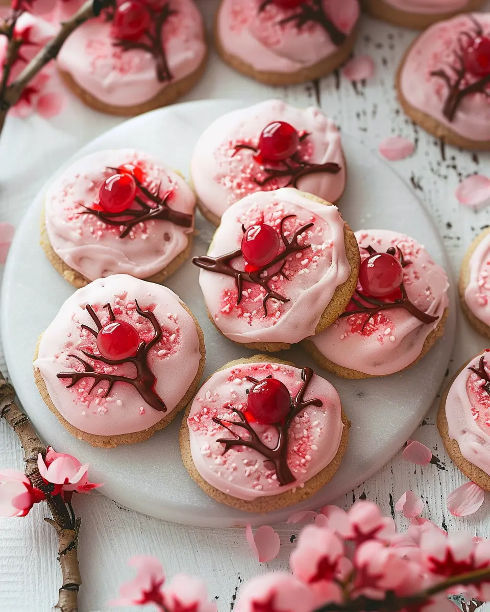 Cherry Blossom Cookies