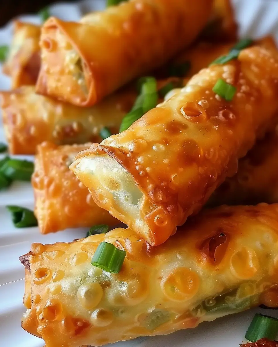 Mini Jalapeño Popper Egg Rolls