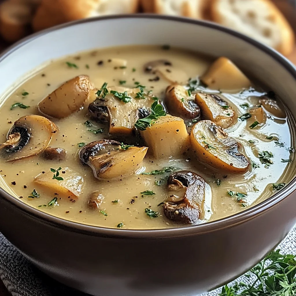 Creamy Mushroom Soup 