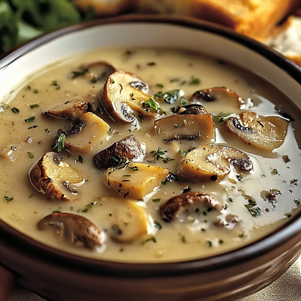 Creamy Mushroom Soup 