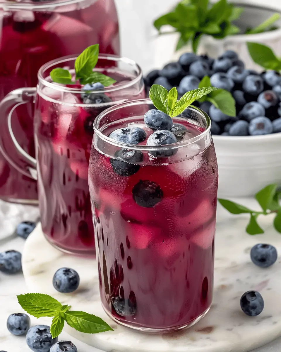 Blueberry Iced Tea