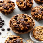 Chocolate Chip Baked Oatmeal Cups