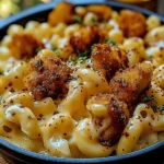 Creamy Honey Pepper Chicken Mac and Cheese Delight