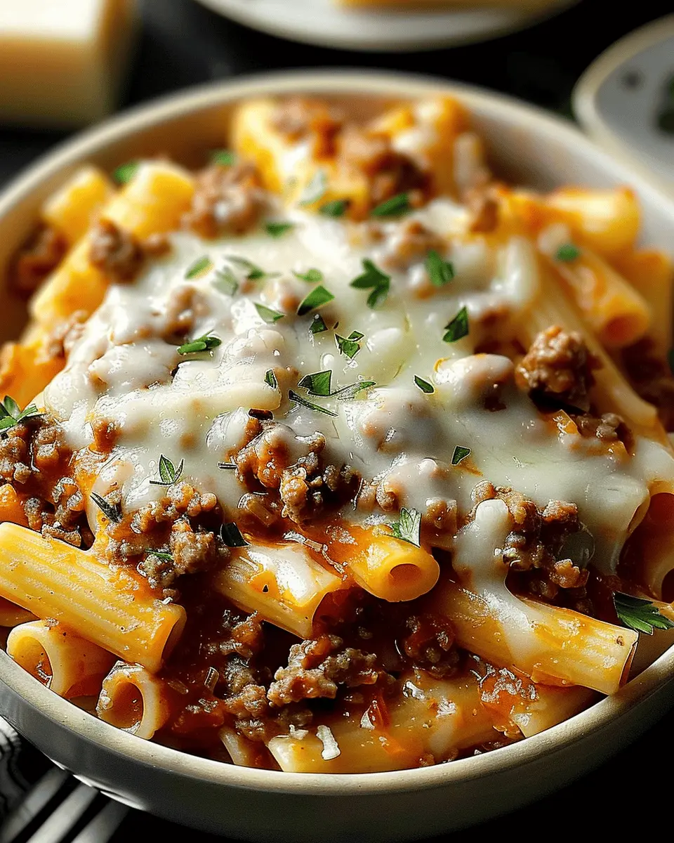 Creamy Rotel Pasta With Ground Beef