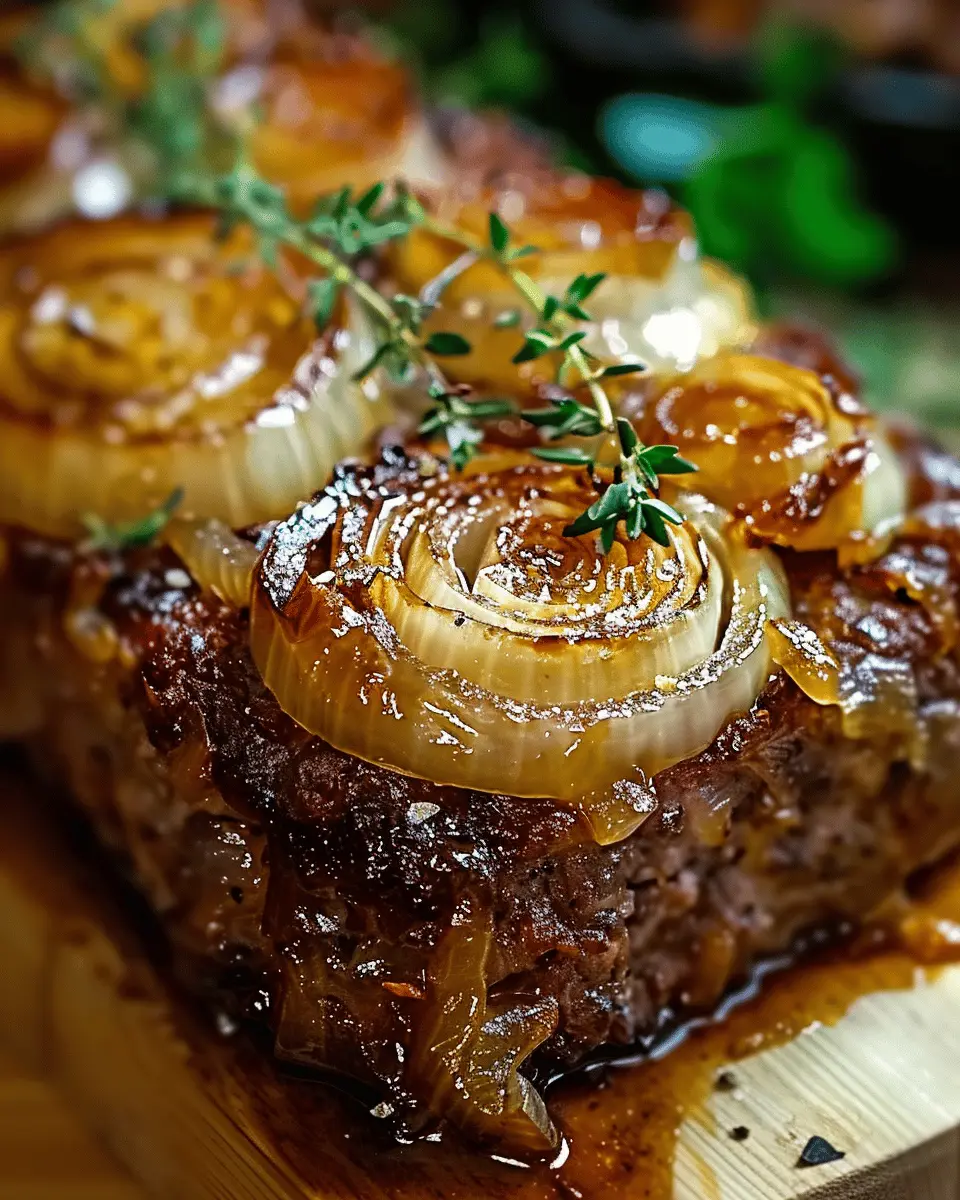 French Onion Meatloaf