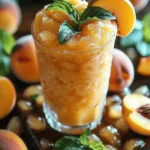 Frozen Peach Lemonade