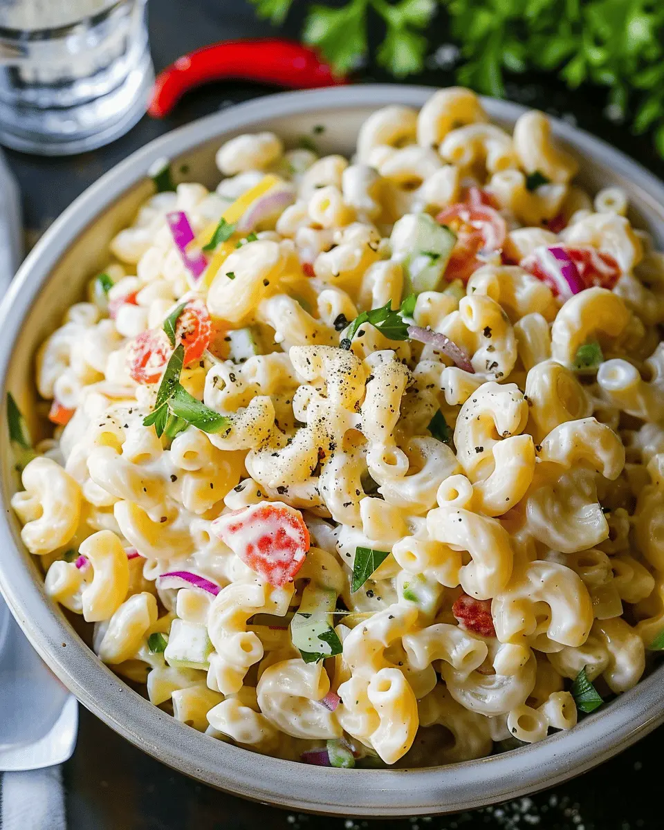 Gordon Ramsay Macaroni Salad