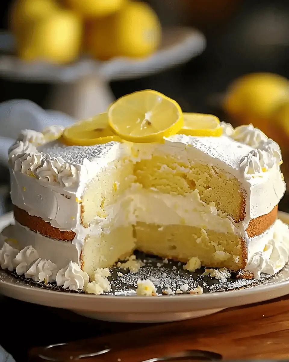 Italian Lemon Cream Cake