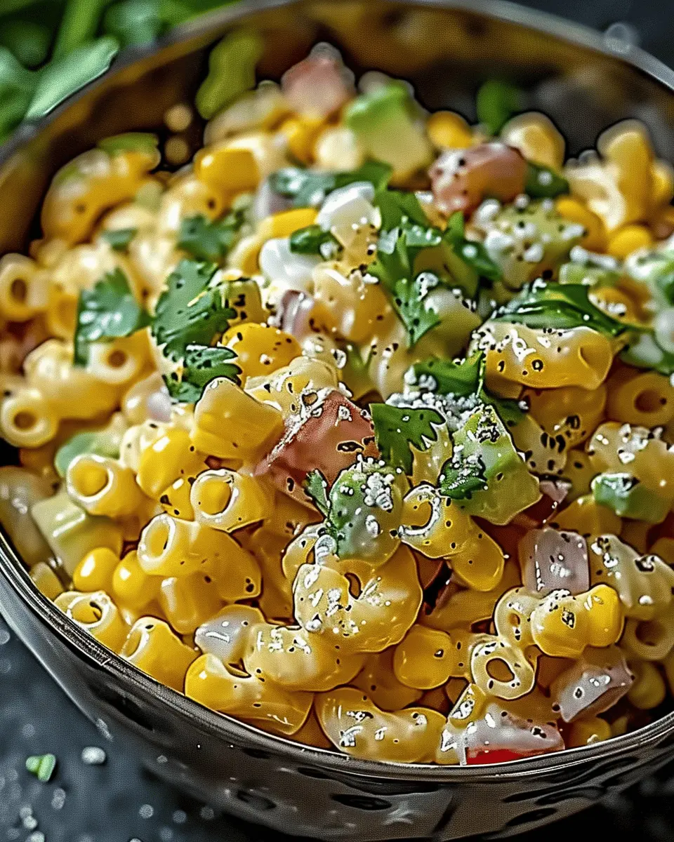 Mexican Street Corn Pasta Salad