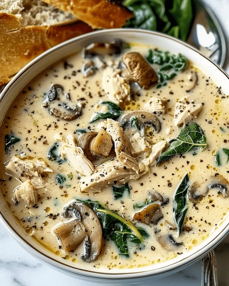 Rotisserie Chicken Mushroom Soup