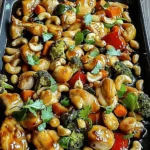 Sheet Pan Cashew Chicken