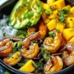 Shrimp Avocado Mango Bowls