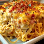 Southern Cheesy Chicken Spaghetti Casserole