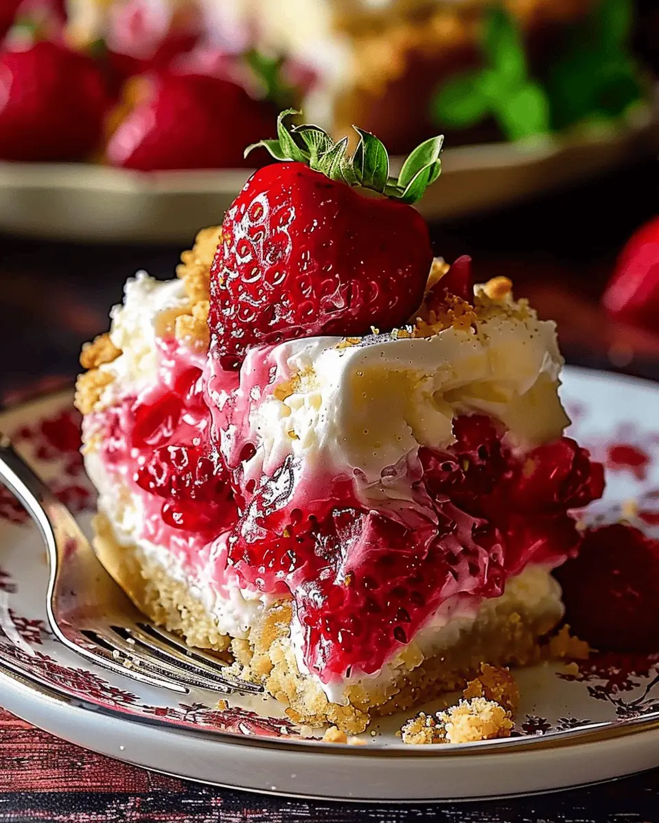 The Ultimate Strawberry Cheesecake Dump Cake
