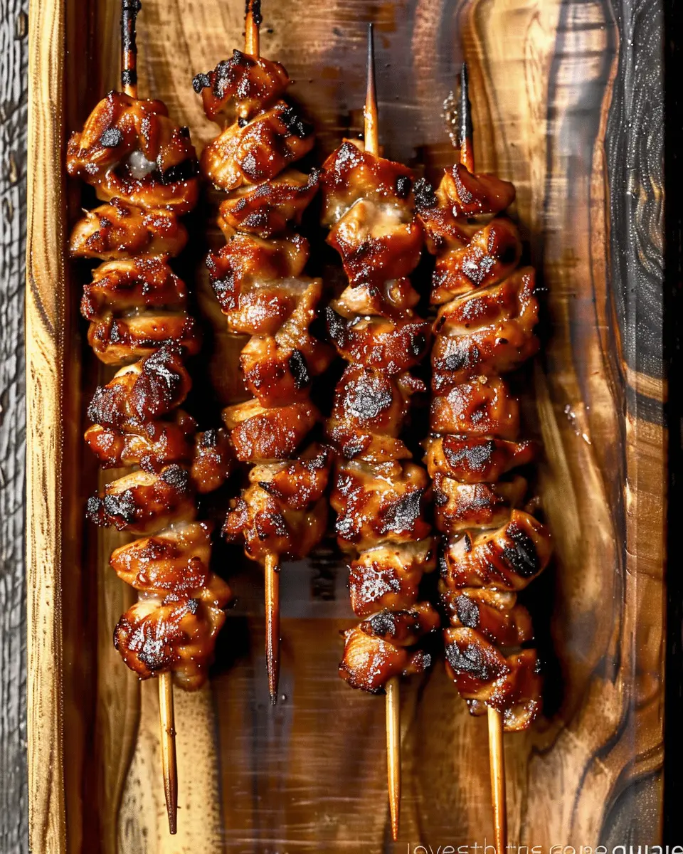 Grilled Thai Coconut Chicken Skewers