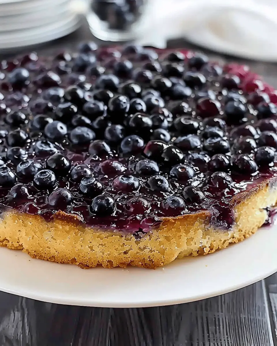 Blueberry Upside Down Cake