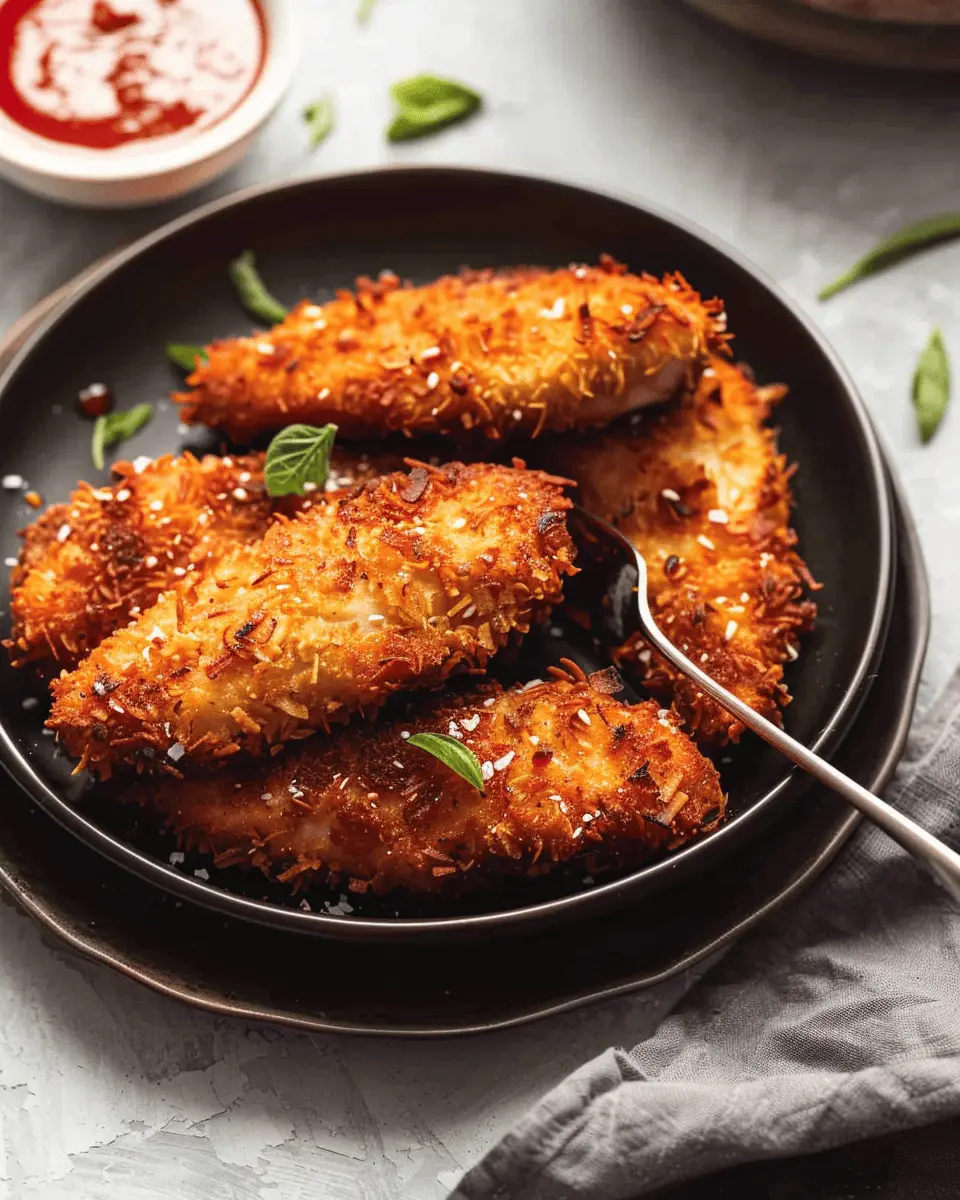 Crispy Coconut Chicken Tenders