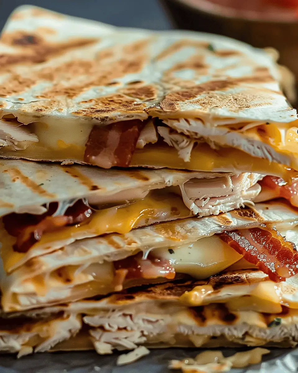 Chicken Bacon Ranch Quesadilla