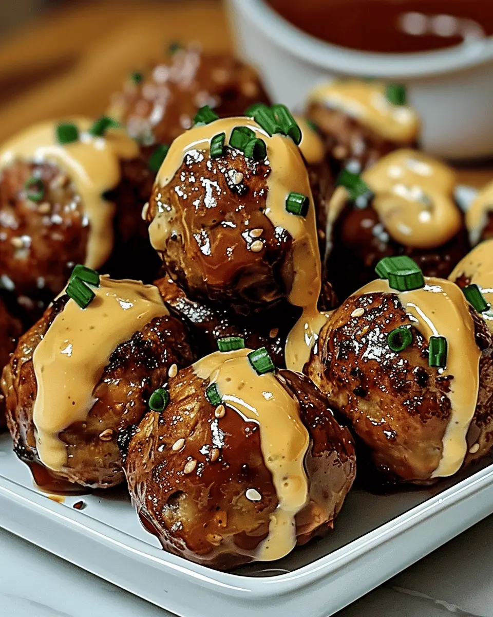 Korean BBQ Meatballs