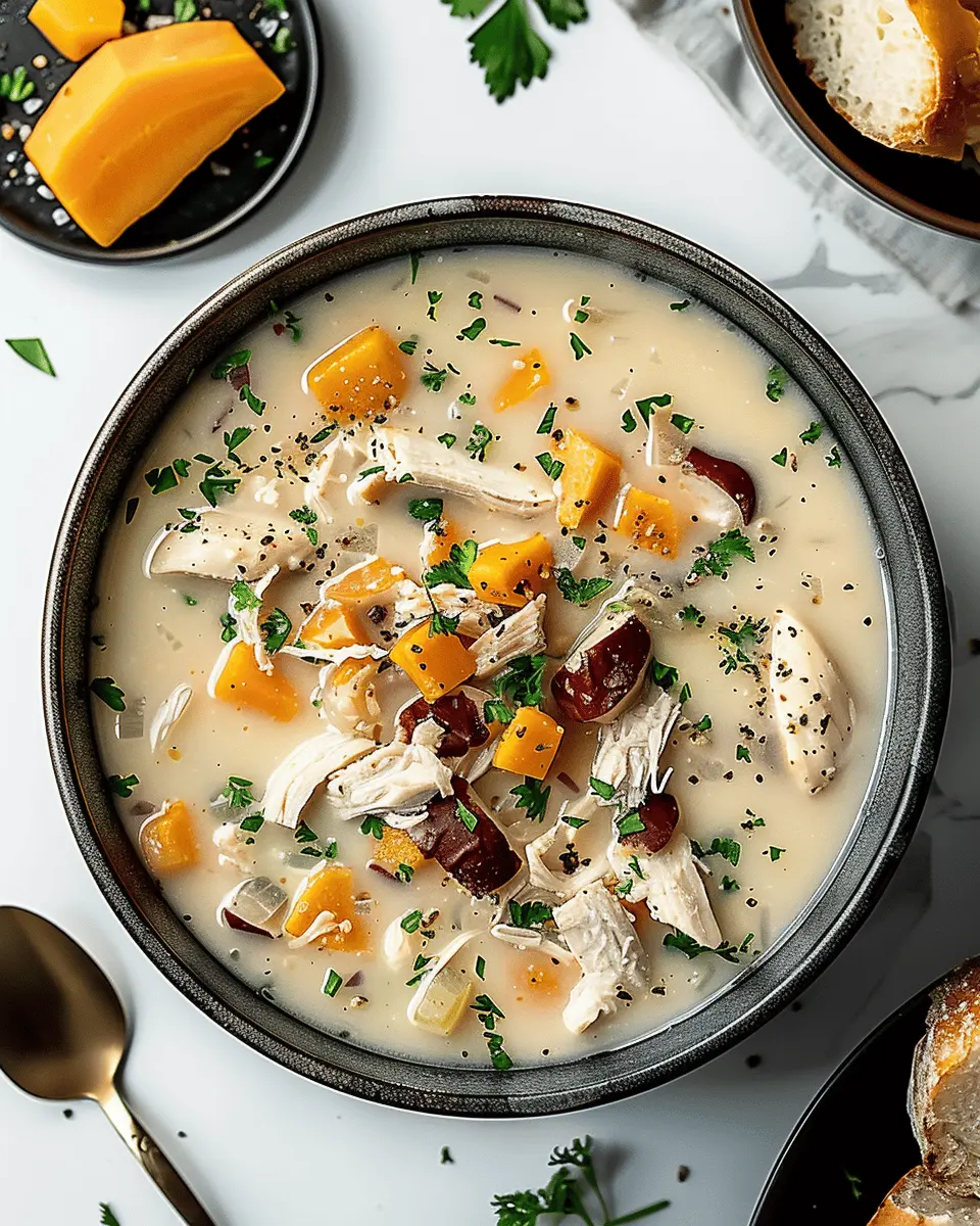 Creamy Crac Chicken Soup