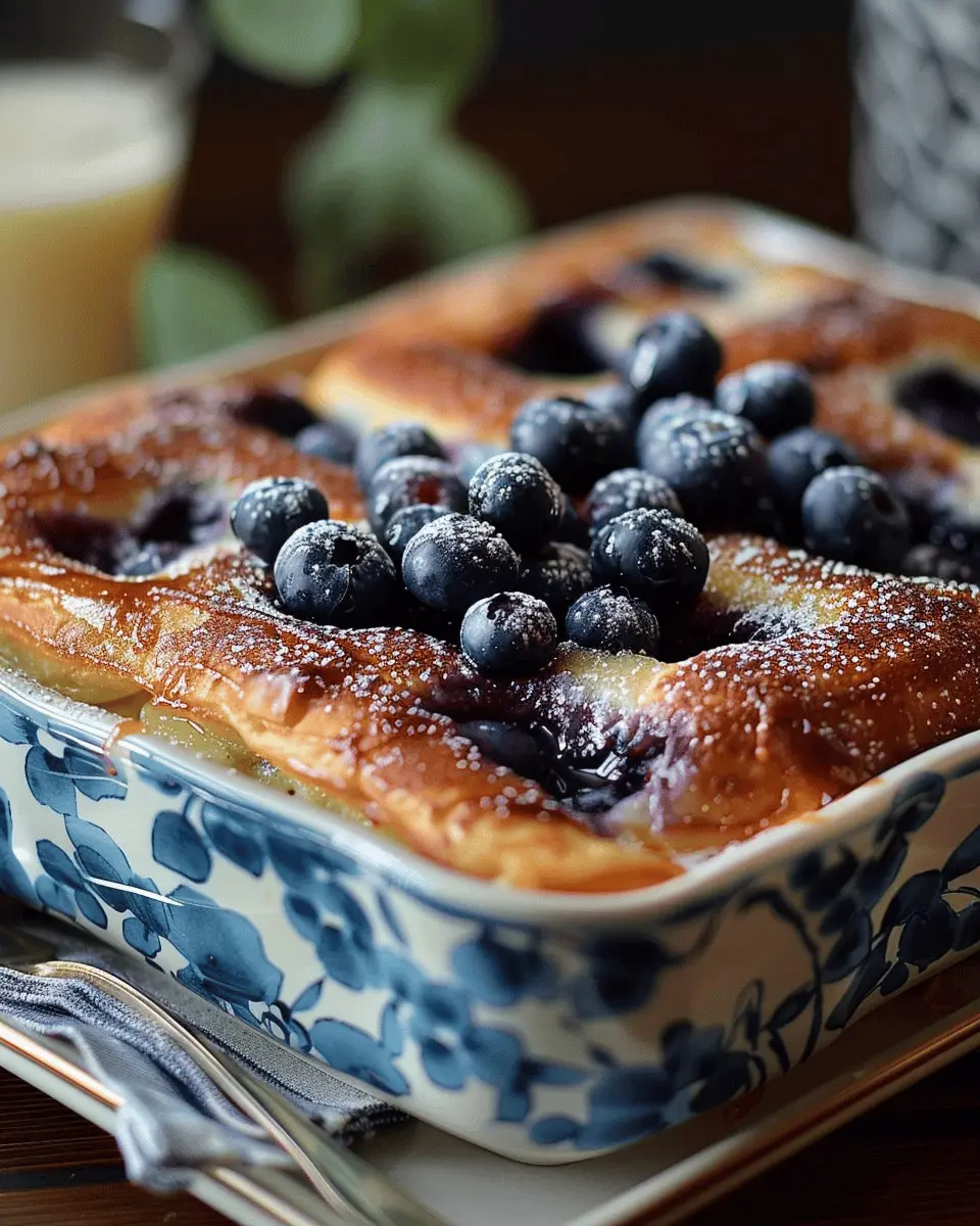 Blueberry Buttermilk Pancake Casserole