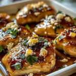 Hot Honey Feta Chicken Dish