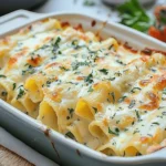 Chicken Manicotti Alfredo