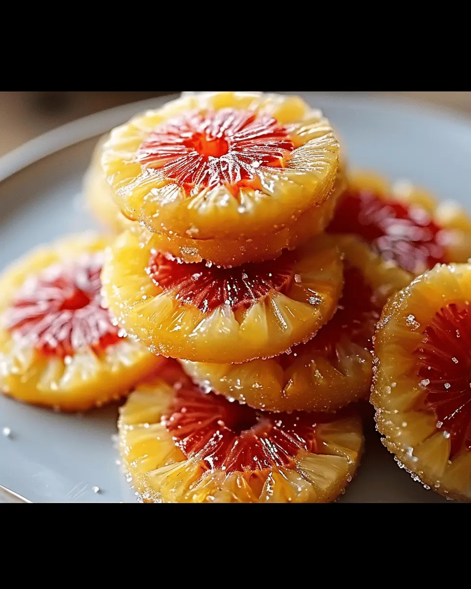 Pineapple Upside Sugar Cookies