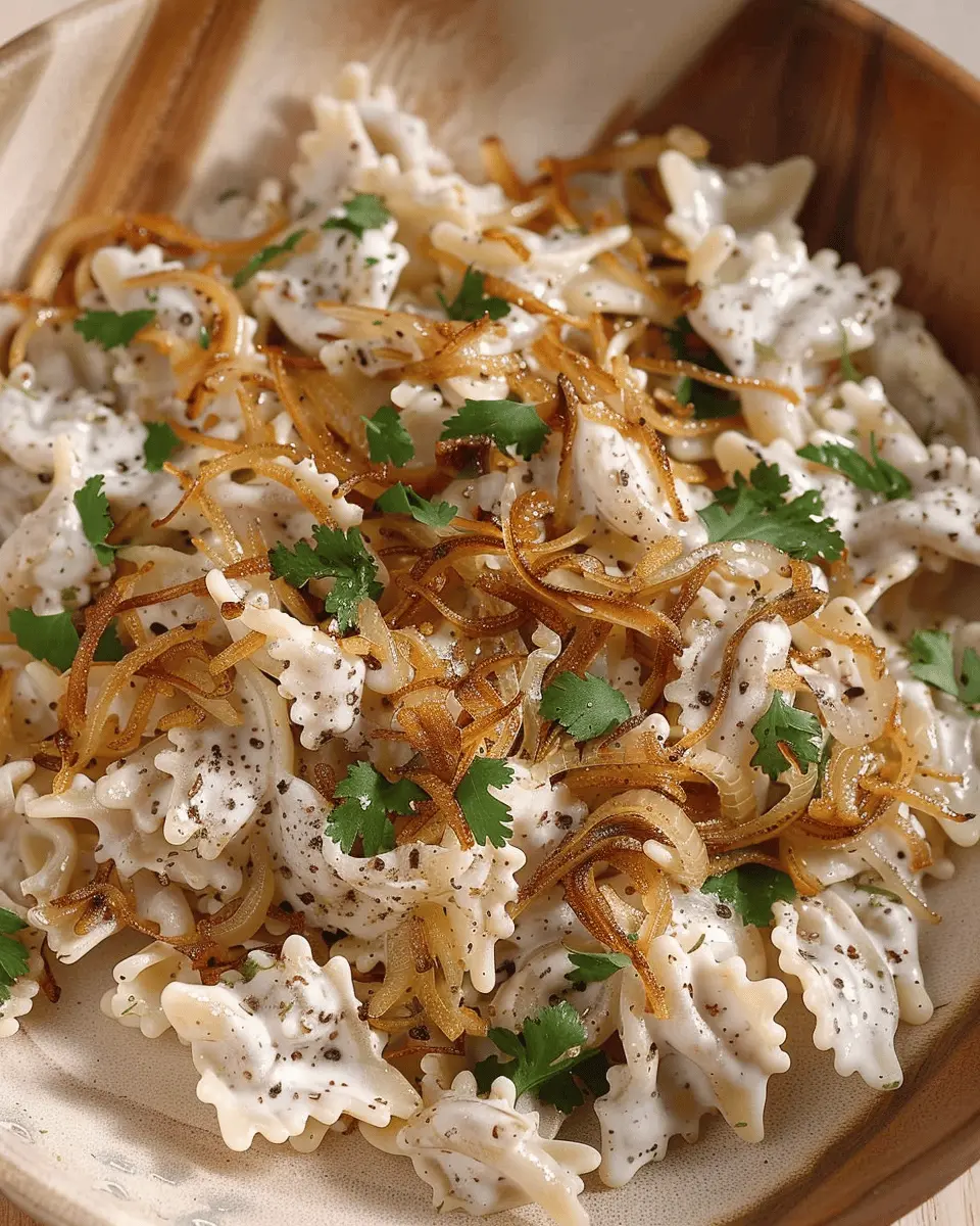 French Onion Pasta Salad