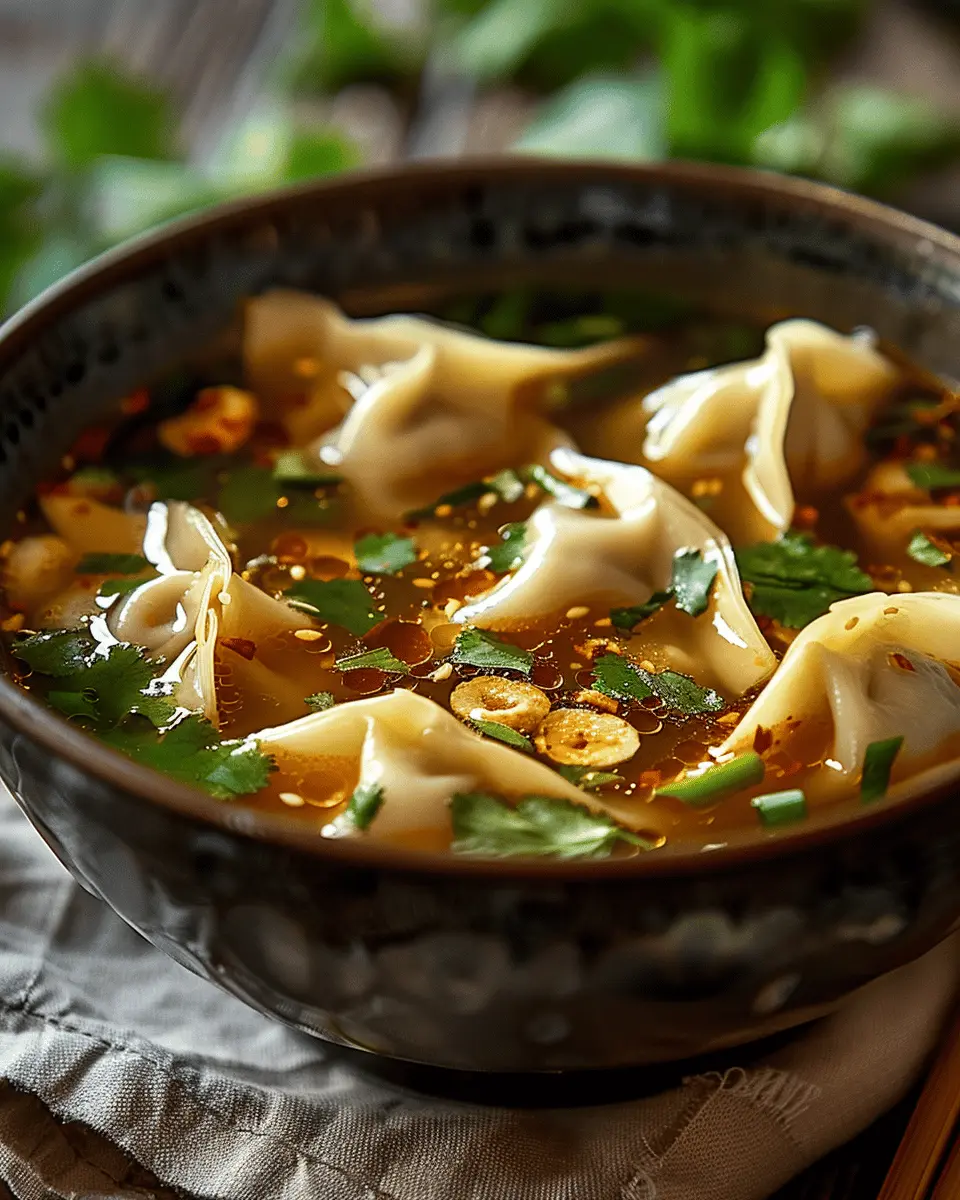 Thai Potsticker Soup