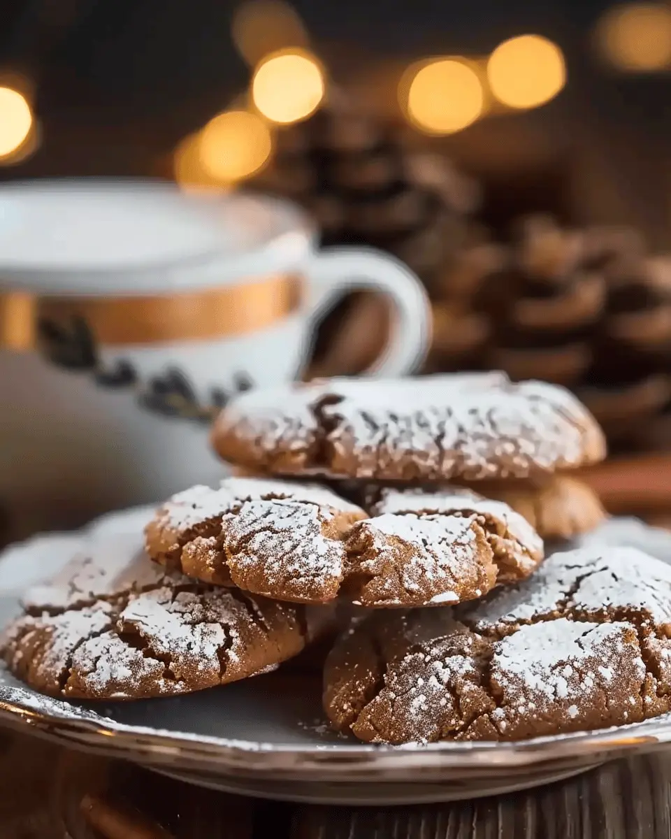 Cinnamon Coffee Crinkles