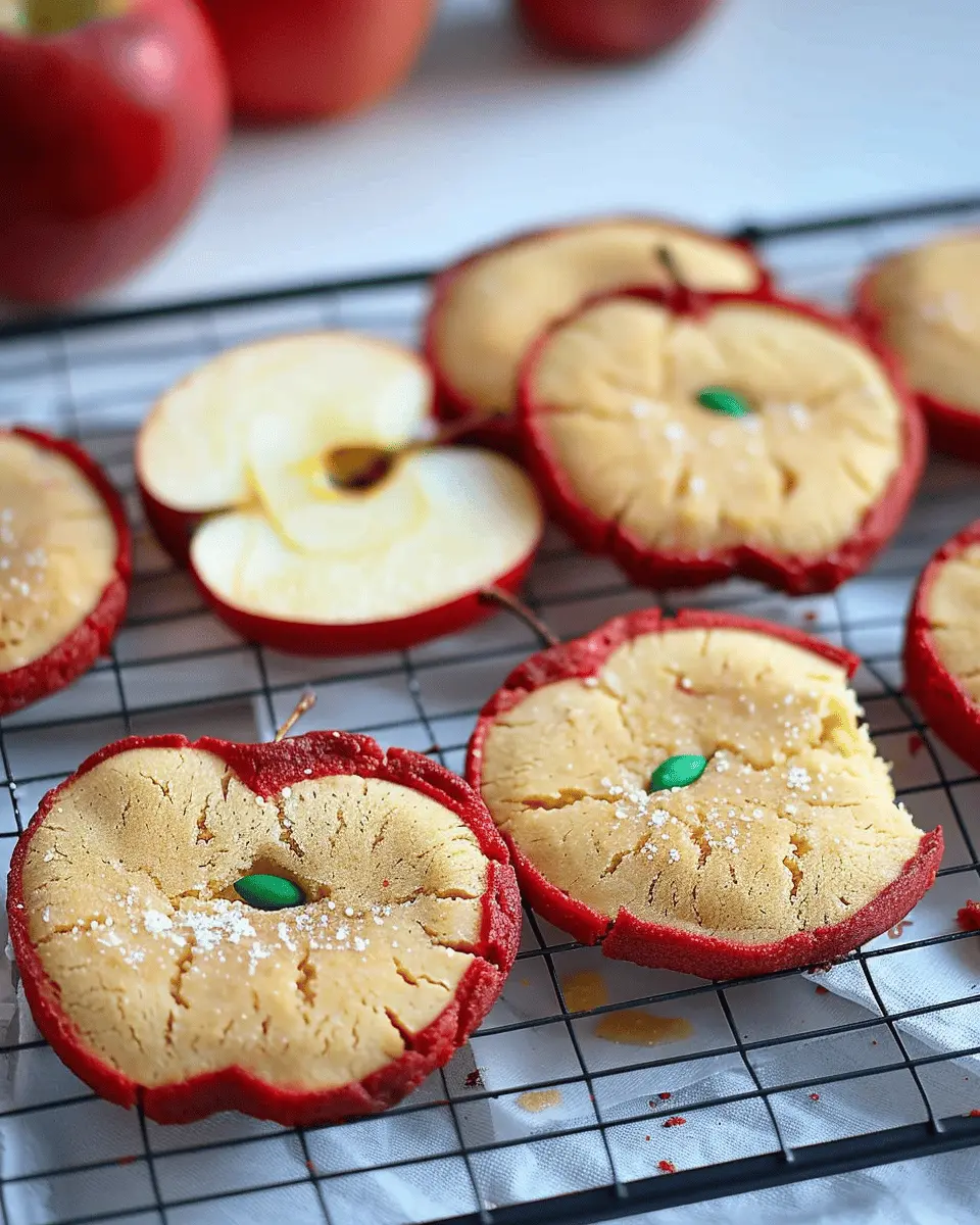 Apple Slice & Bake Cookies