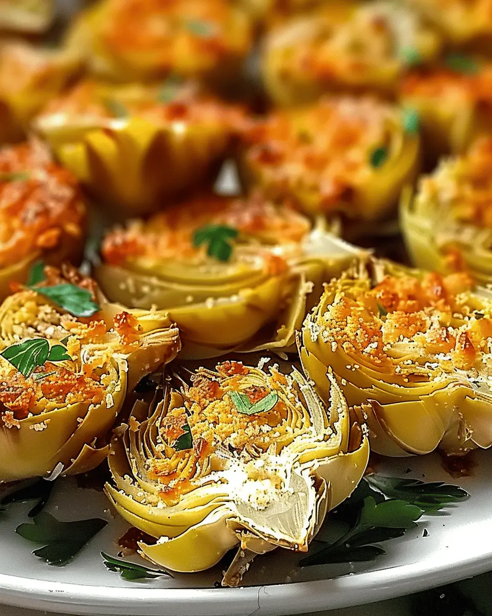 Crispy Parmesan Artichoke Hearts