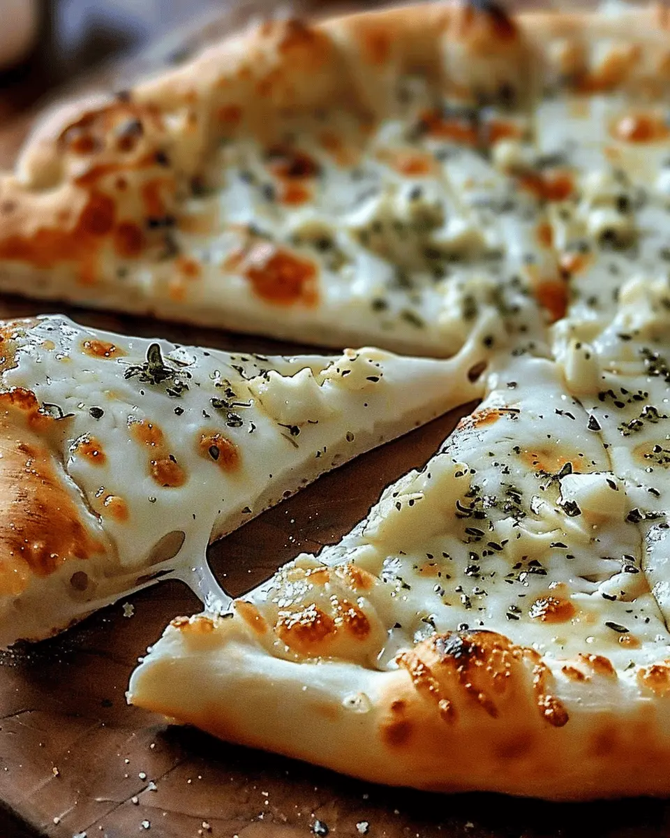 White Pizza with Garlic