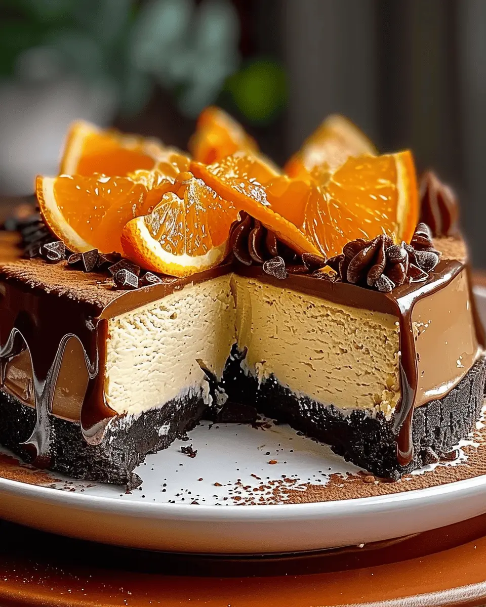 Chocolate Orange Cheesecake