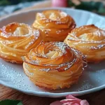 Peach Pie Cruffins