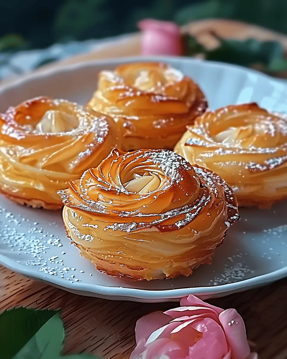 Peach Pie Cruffins