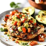 Fiesta Lime Chicken Recipe with Avocado