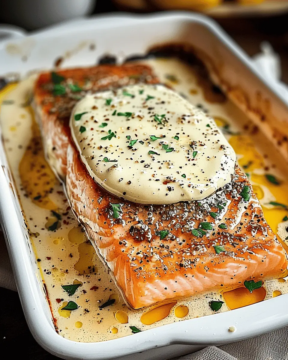 Baked Boursin Salmon