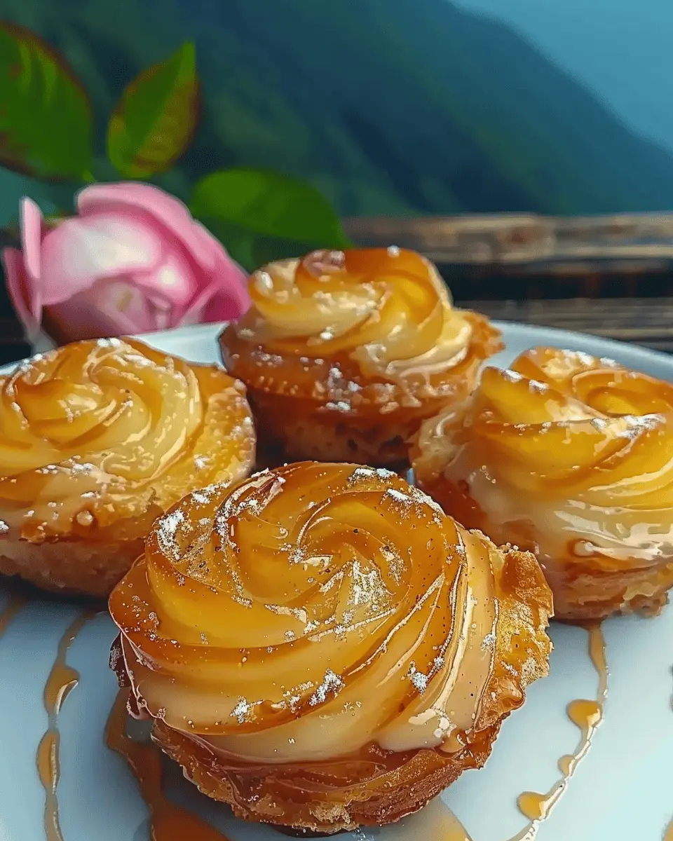 Peach Pie Cruffins
