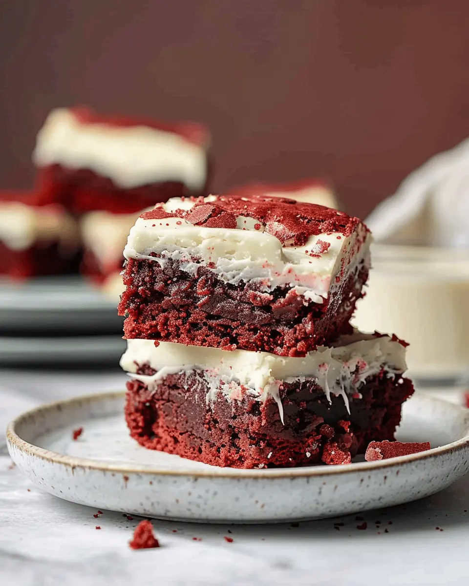 Red Velvet Brownies